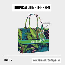 Load image into Gallery viewer, Custom Stripe Canvas Tote Bag