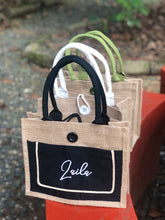 Afbeelding in Gallery-weergave laden, Colorful Linen Jute Bag - Travellers Hat Boutique