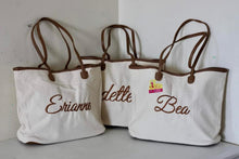 Cargar imagen en el visor de la galería, Personalized Cotton Tote - Travellers Hat Boutique