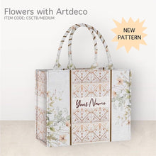 Load image into Gallery viewer, Custom Stripe Canvas Tote Bag