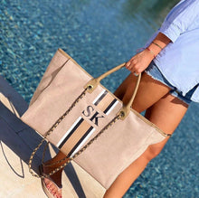 Load image into Gallery viewer, Monogram Canvas Bag - Design Your Own - Travellers Hat Boutique