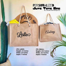 Afbeelding in Gallery-weergave laden, Jute Tote Bag - Travellers Hat Boutique
