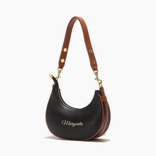 Load image into Gallery viewer, Canvas Half Moon Bag
