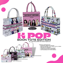 Load image into Gallery viewer, K-POP Book Tote Edition - Travellers Hat Boutique