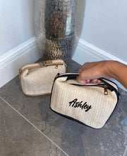 Cargar imagen en el visor de la galería, Mini Retro Raffia Tote
