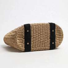Cargar imagen en el visor de la galería, Weekender Straw Beach Bag
