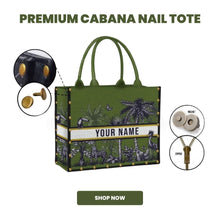 Load image into Gallery viewer, Premium Cabana Nail Tote - Travellers Hat Boutique