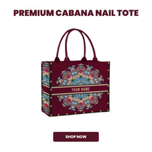 Load image into Gallery viewer, Premium Cabana Nail Tote - Travellers Hat Boutique