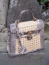 Load image into Gallery viewer, 20cm Solihiya O'Kelly with Snake Skin Leather