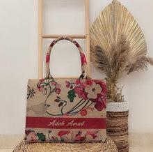 Load image into Gallery viewer, 3D Printed Jute Bag - Travellers Hat Boutique