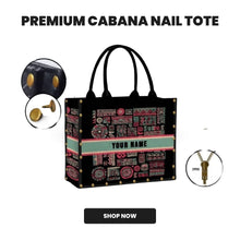 Load image into Gallery viewer, Premium Cabana Nail Tote - Travellers Hat Boutique