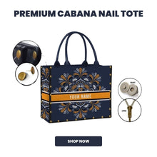 Load image into Gallery viewer, Premium Cabana Nail Tote - Travellers Hat Boutique