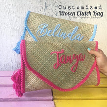 Load image into Gallery viewer, Woven Clutch Bag - Travellers Hat Boutique