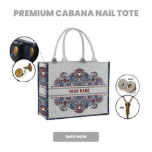 Load image into Gallery viewer, Premium Cabana Nail Tote - Travellers Hat Boutique