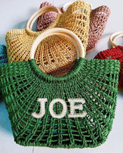 Load image into Gallery viewer, Personalized Mini Abaca Basket