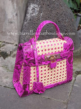 Load image into Gallery viewer, 20cm Solihiya O'Kelly with Snake Skin Leather