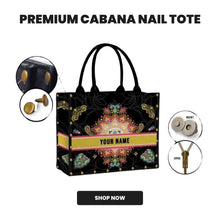 Load image into Gallery viewer, Premium Cabana Nail Tote - Travellers Hat Boutique