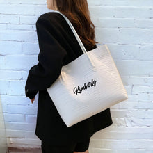 Load image into Gallery viewer, Crocodile Shoulder Tote  Bag