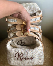 Cargar imagen en el visor de la galería, Mini Retro Raffia Tote