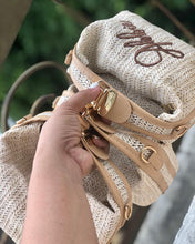 Cargar imagen en el visor de la galería, Mini Retro Raffia Tote
