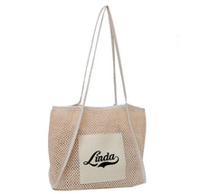 Load image into Gallery viewer, Embroidered Knitted Bag