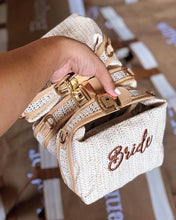 Cargar imagen en el visor de la galería, Mini Retro Raffia Tote