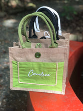 Afbeelding in Gallery-weergave laden, Colorful Linen Jute Bag - Travellers Hat Boutique