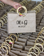 Load image into Gallery viewer, Jute Tote with Bamboo Handle | 60pcs