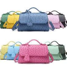 Load image into Gallery viewer, Ostrich Leather Bag