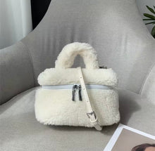 Load image into Gallery viewer, Winter Cashmere Fur Tote Bag