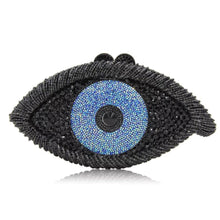Load image into Gallery viewer, Evil Eye Evening Clutch