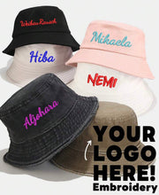 Load image into Gallery viewer, Embroider Bucket Hat Adult & Kid - Travellers Hat Boutique