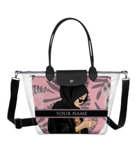 Load image into Gallery viewer, Custom Transparent Tote - Travellers Hat Boutique