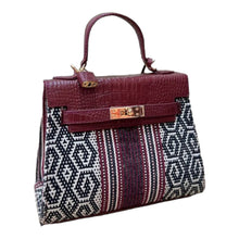 Load image into Gallery viewer, Inabel Croco Leather Bag - Travellers Hat Boutique