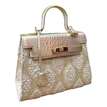 Load image into Gallery viewer, Inabel Croco Leather Bag - Travellers Hat Boutique