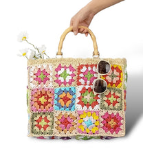 Load image into Gallery viewer, Crochet Square Bag