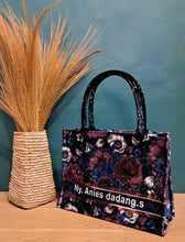 Load image into Gallery viewer, Velvet Tote Bag