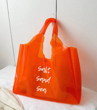Cargar imagen en el visor de la galería, Graphic Transparent Shoulder Tote Bag