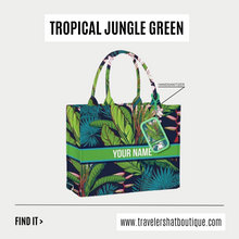 Load image into Gallery viewer, Custom Stripe Canvas Tote Bag