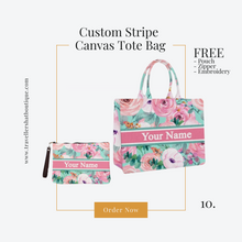 Load image into Gallery viewer, Custom Stripe + Pouch Set - Travellers Hat Boutique