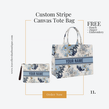 Load image into Gallery viewer, Custom Stripe + Pouch Set - Travellers Hat Boutique