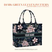 Load image into Gallery viewer, Custom Stripe Canvas Tote Bag
