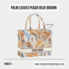 Load image into Gallery viewer, Custom Stripe Canvas Tote Bag