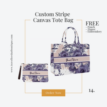 Load image into Gallery viewer, Custom Stripe + Pouch Set - Travellers Hat Boutique