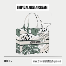 Load image into Gallery viewer, Custom Stripe Canvas Tote Bag