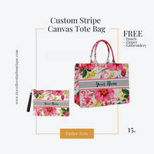 Load image into Gallery viewer, Custom Stripe + Pouch Set - Travellers Hat Boutique