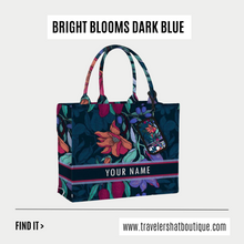 Load image into Gallery viewer, Custom Stripe Canvas Tote Bag