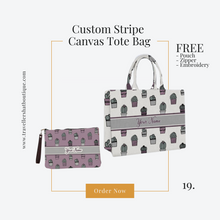 Load image into Gallery viewer, Custom Stripe + Pouch Set - Travellers Hat Boutique