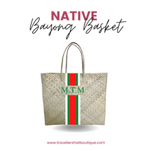 Load image into Gallery viewer, Native Bayong Basket - Travellers Hat Boutique