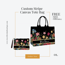 Load image into Gallery viewer, Printed Canvas Totes